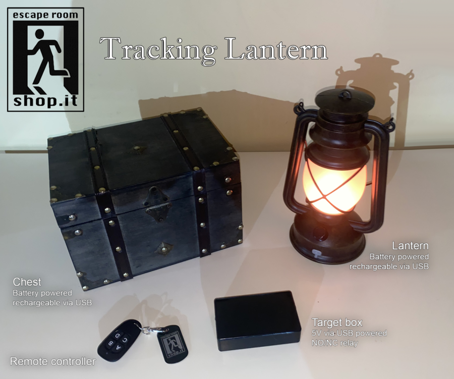 TRACKING LANTERN + chest